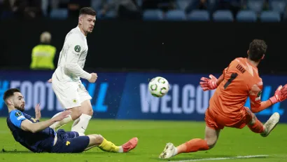 Luka Jović protiv Celja (©Reuters)