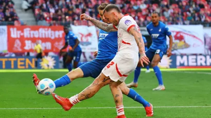 Detalj sa prošlogodišnjeg susreta RB Lajpciga i Hofenhajma (©Reuters)