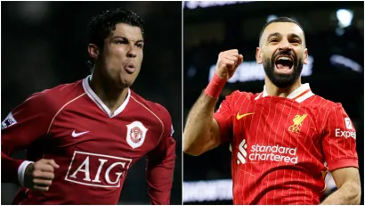 Kristijano Ronaldo i Mohamed Salah (©Reuters)