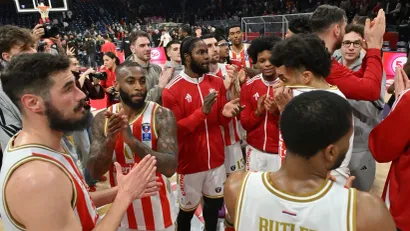 Košarkaši Crvene zvezde (©MN Press)