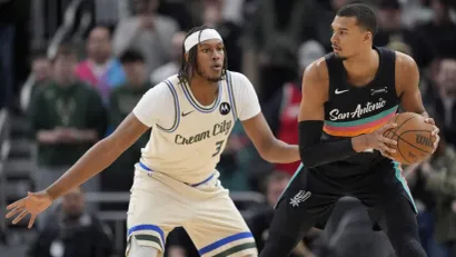 ©AFP (Viktor Vembanjama i Majls Tarner)