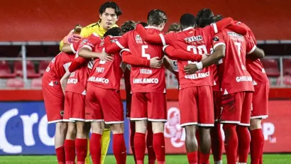 Igrači Antverpena (@AFP)