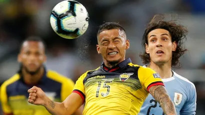 Heferson Intrijago u dresu reprezentacije Ekvadora (©Reuters)