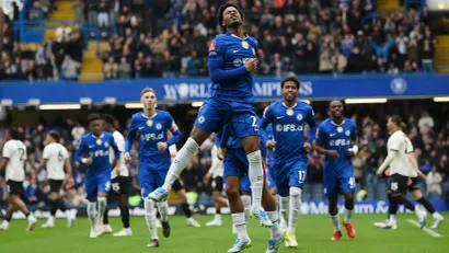 Slavlje fudbalera Čelsija (©Reuters)