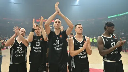 Košarkaši Partizan Mozzart Beta (©MN Press)