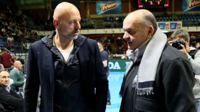 Saša Obradović i Duško Vujošević (© MN Press)