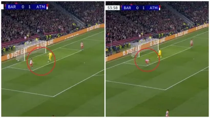 Detalj neverovatnog događaja sa terena stadiona Kamp Nou