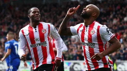 Slavlje Brentforda (©Reuters)