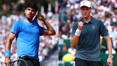 Karlos Alkaras i Janik Siner (©Reuters)