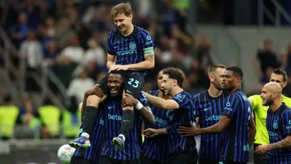 Slavlje Intera (©Reuters)