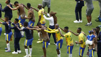 Fudbaleri Mamelodija (©Reuters)