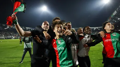 Fudbaleri NEC-a (©AFP)