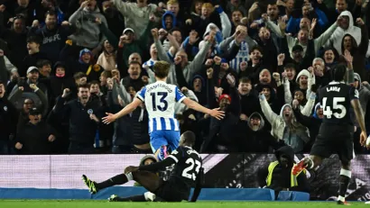 Detalj sa utakmice Brajton - Čelsi (©Reuters)