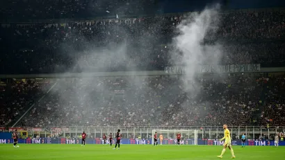 Detalj sa utakmice Milan - Juventus (©Reuters)