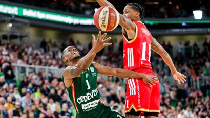 Umodža Gibson i Tajson Karter (Foto: ABA liga/Aleš Vežer)