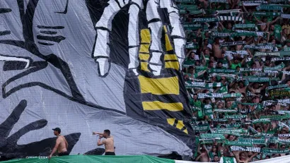 Navijači zeleno-belih (©AFP)