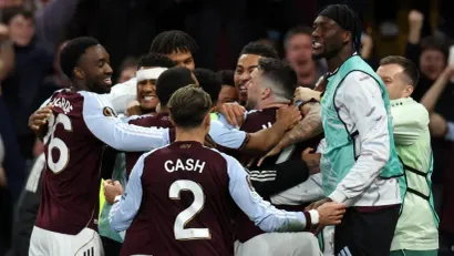 Fudbaleri Aston Vile (©AFP)