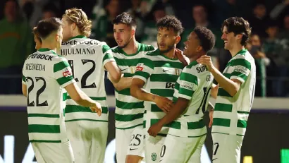 Fudbaleri Sportinga iz Lisabona (©Reuters)