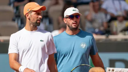 Novak Đoković i Viktor Troicki (Gulliver, Photo by Marleen Fouchier BSR Agency)