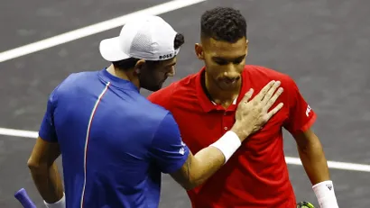 Mateo Beretini i Feliks Ože-Alijasim (Reuters)