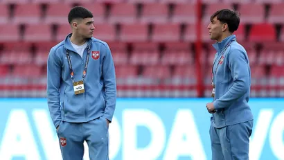 Andrija Maksimović i Mihajlo Cvetković (©Starsport)