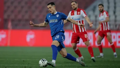 Luka Bijelović protiv Crvene zvezde (©Starsport)