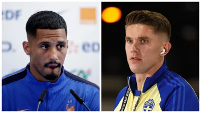 Saliba i Đekereš (@Reuters)