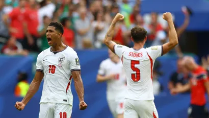 Belingem i Stouns slave gol protiv Norveške (©Reuters)