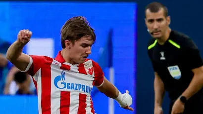 Vasilije Kostov u Sankt Peterburgu (©FK Crvena zvezda)