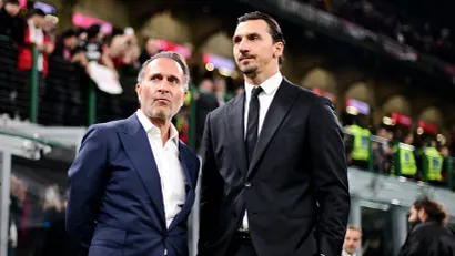 Džeri Kardinale i Zlatan Ibrahimović (©Reuters)