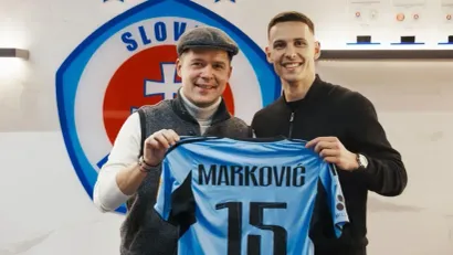Svetozar Marković na promociji u Slovanu