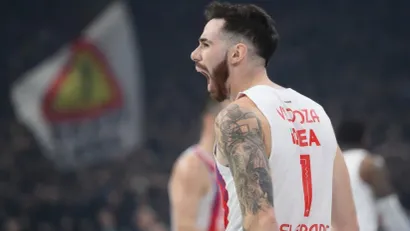 ©MN Press (Luka Vildoza u dresu Crvene zvezde protiv Partizana)