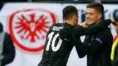 Filip Kostić i Luka Jović (Reuters)