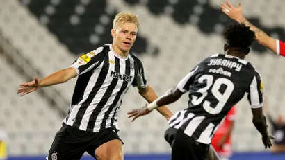 Erik Kojzek i Ibrahim Zubairu (Partizan)