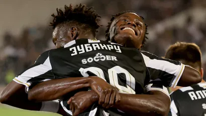 Slavlje fudbalera Partizana (©Star Sport)