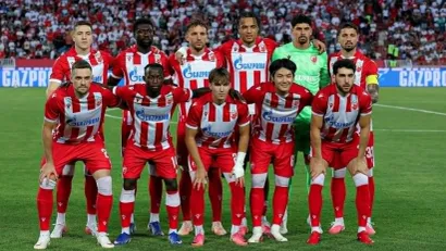 Igrači Crvene zvezde (©Star Sport)