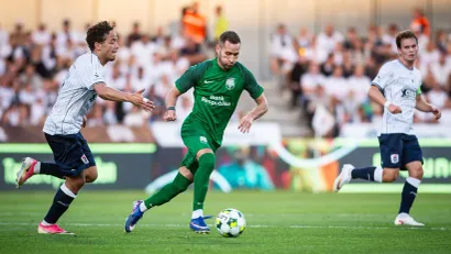 Veljko Simić protiv Orhusa (©Guliver/Gonzales Photo Morten Kjaer)