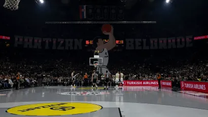 Detalj sa utakmice Partizan Mozzart Beta (©Star Sport)
