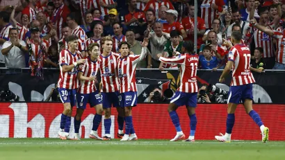 Slavlje fudbalera Atletika (©Reuters)