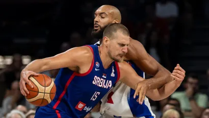 Nikola Jokić i Rudi Gober (©Star Sport)