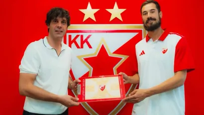 Miloš Teodosić i Nikola Kalinić (KK Crvena Zvezda/X)