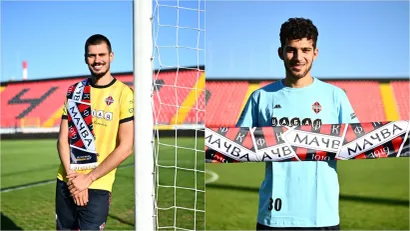 Strahinja Jović i Danilo Knežević (@FK Mačva)
