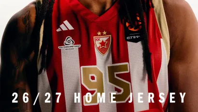 Novi dres KK Crvena zvezda za sezonu 26/27(©KK Crvena zvezda)