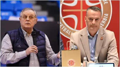 ©Reuters (Nebojša Čović, predsednik KSS i Aleksandar Grujin, prvi operativac KLS)