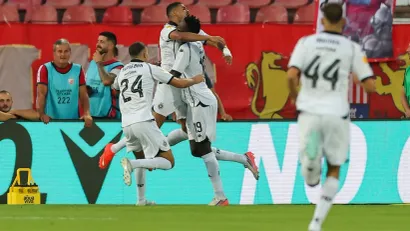 Slavlje posle gola Žea u derbiju (Star sport)