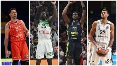 Vasilije Micić, Kendrik Nan, Najdžel Hejs Dejvis i Edi Tavares (©MN Press)