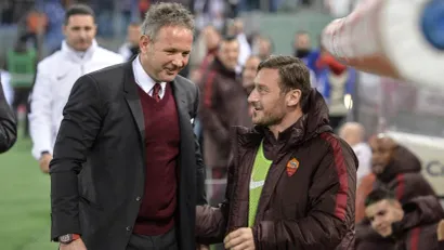 Siniša Mihajlović i Frančesko Toti (©AFP)