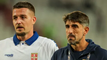 Sergej Milinković Savić i Veljko Paunović (©Starsport)