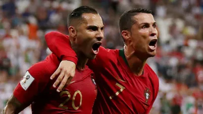 Kvarežma i Ronaldo (©Reuters)