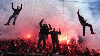 Vruća atmosfera na Bilinom polju (©Reuters)